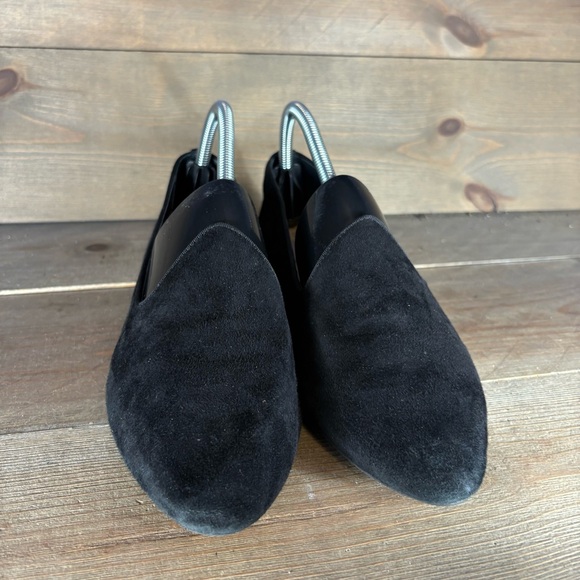 birdies womens size 9.5 shoes black suede slip on comfort loafers - Picture 5 of 8